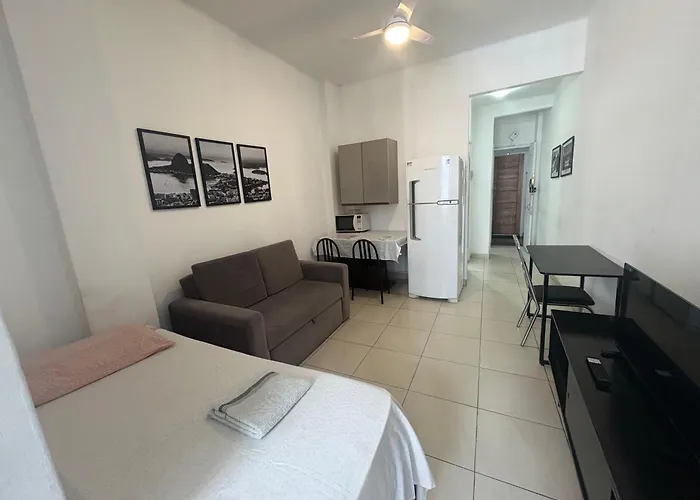 Studio Completo Entrada Pela Praia De Copacabana, Com Ar, Wifi, Netflix, Ate 4 Pessoas, Pauloangerami Aa3806 Rio de Janeiro